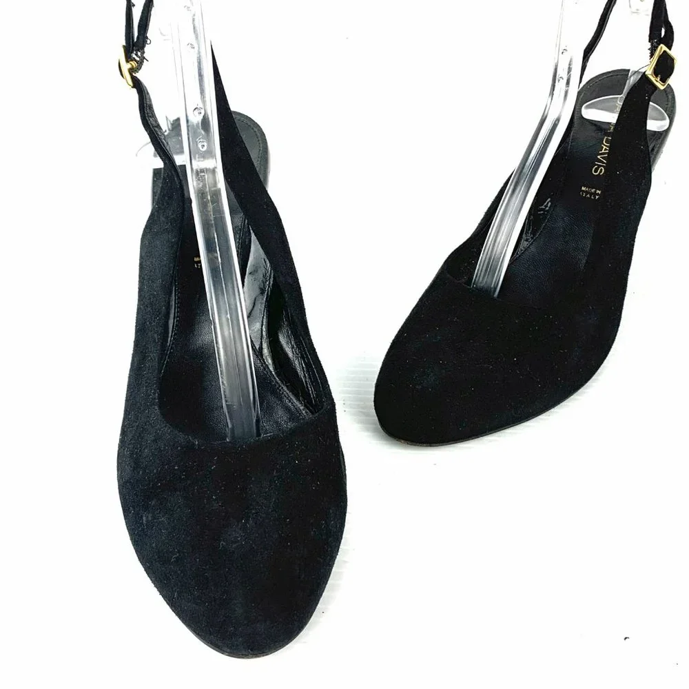 DANA‎ DAVIS 'Cervinia' Slingback Wedge Heels